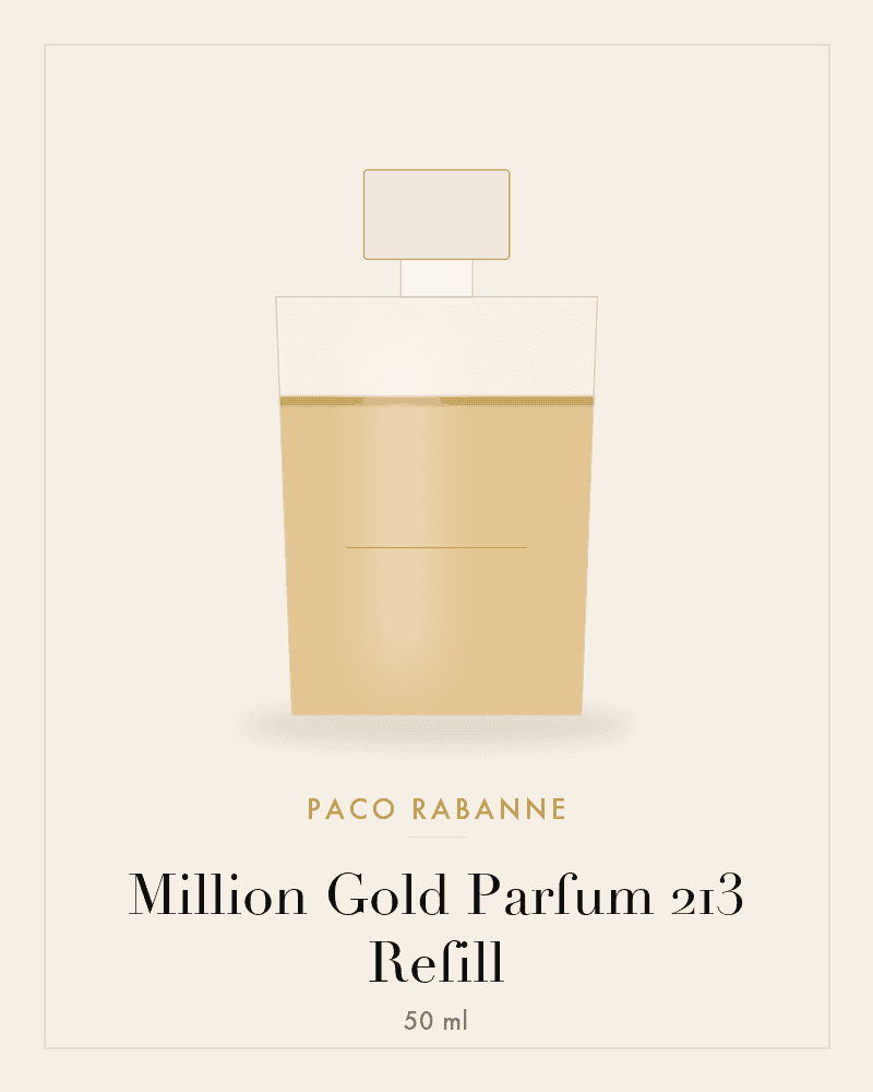 Million Gold Parfum 213 Refill